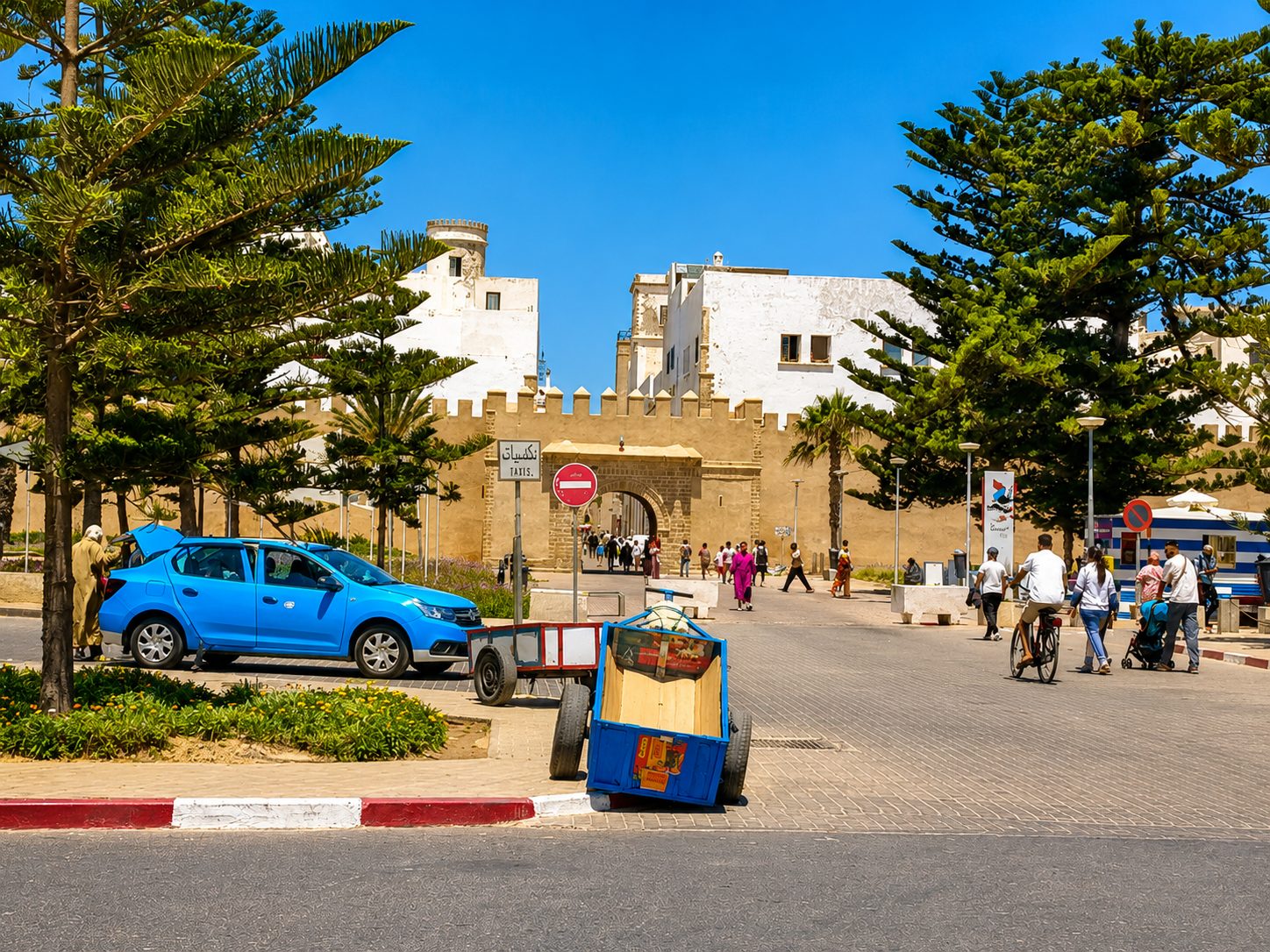 Les petit taxis d'Essaouira